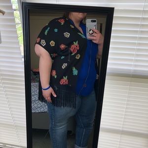 Torrid floral kimono size 2/3